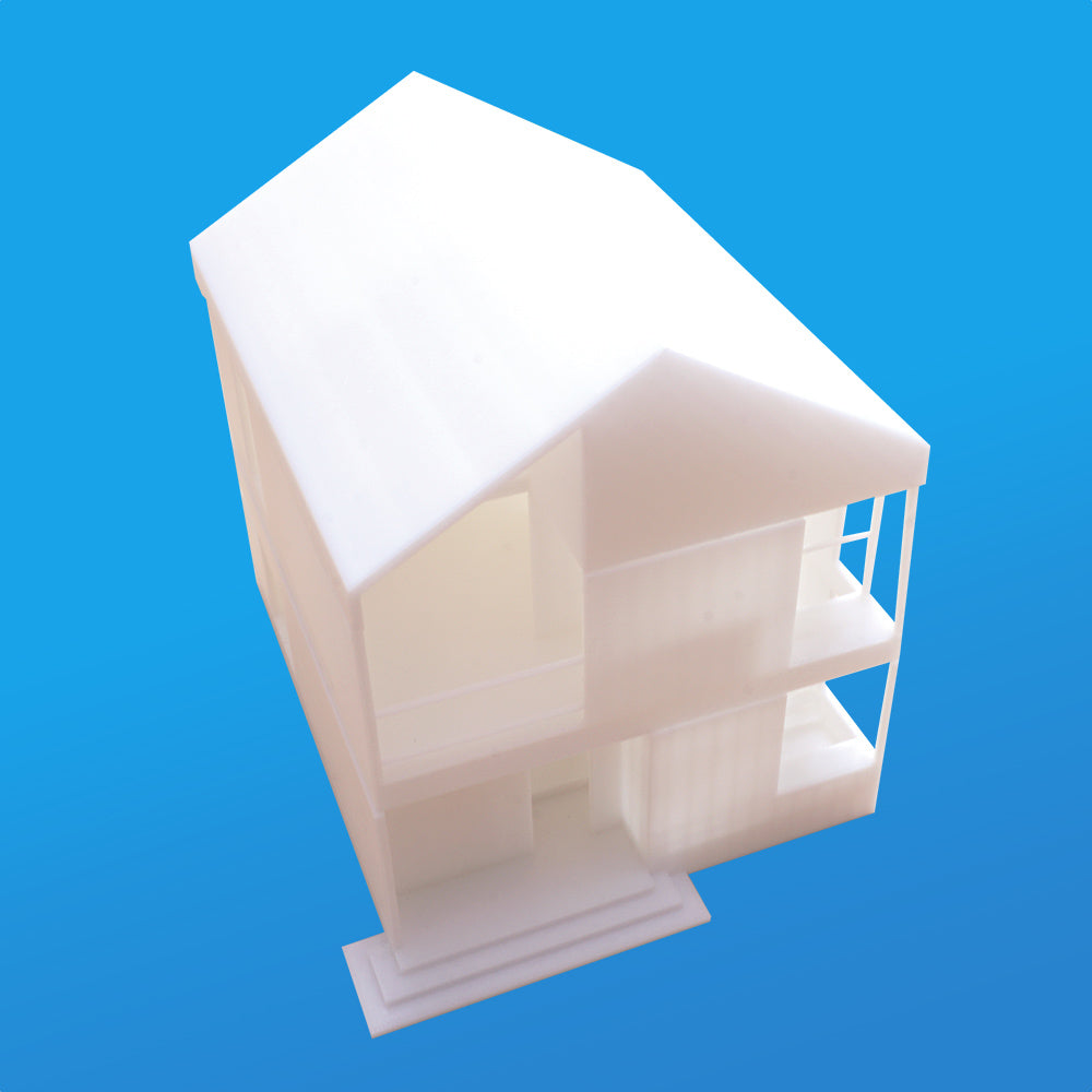 1/50サイズ住宅　白模型